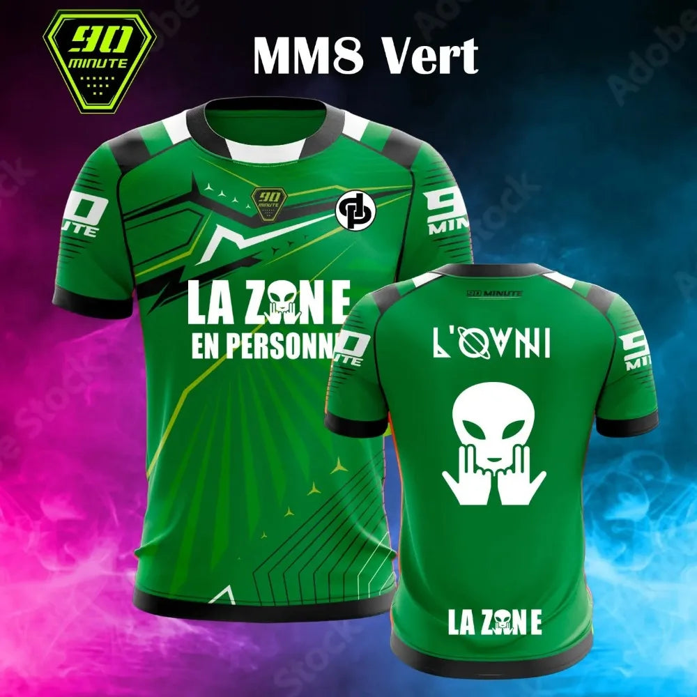 T-shirt à manches courtes et col rond LA ZONE EN PERSONNE