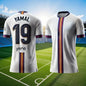 Uniforme d'entraînement de Football espagnol 2025 imprimé en 3D, équipe à séchage rapide imprimée en 3D, T-shirt Yamal pour hommes et femmes, grande taille