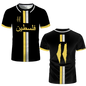 Tendance d'été col rond 3D emblème national imprimé sport t-shirt mode Palestine drapeau Football Jersey décontracté Uniex t-shirts amples