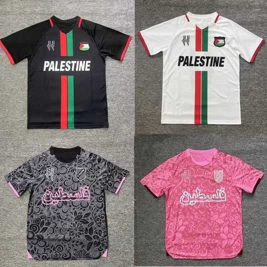 Tendance d'été col rond 3D emblème national imprimé sport t-shirt mode Palestine drapeau Football Jersey décontracté Uniex t-shirts amples