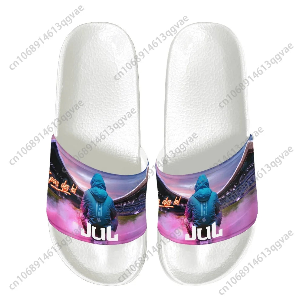 Rared JUL-Pantoufles d'été personnalisées pour hommes et femmes, sandales de plage pour adolescents, chaussures d'eau pour la maison, pas de Lol, anzMari