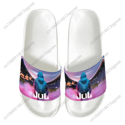 Rared JUL-Pantoufles d'été personnalisées pour hommes et femmes, sandales de plage pour adolescents, chaussures d'eau pour la maison, pas de Lol, anzMari