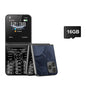 Prix bas Vente SERVO Flilo9 3G Flip téléphone portable 2 carte SIM cadran de vitesse liste noire enregistrement d'appel Radio FM 2.6 pouces téléphone portable pliable MP4