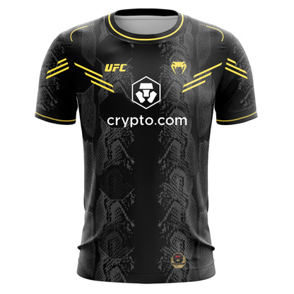 2025 été nouvelle vente chaude hommes UFC boxe compétition de combat décontracté respirant mode séchage rapide T-shirt à manches courtes