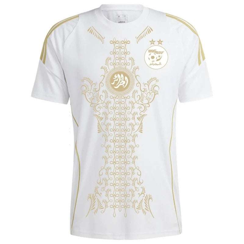 2025, nouveau maillot algérie imprimé en 3D le plus vendu pour hommes et femmes, T-shirt de sport à col rond à séchage rapide et respirant.