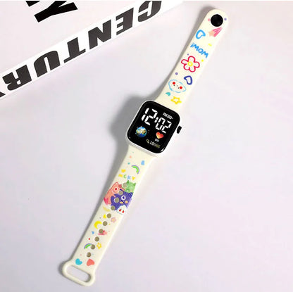 Montre numérique Stitch pour enfants, Hello Kitty, montres pour filles, nouveau