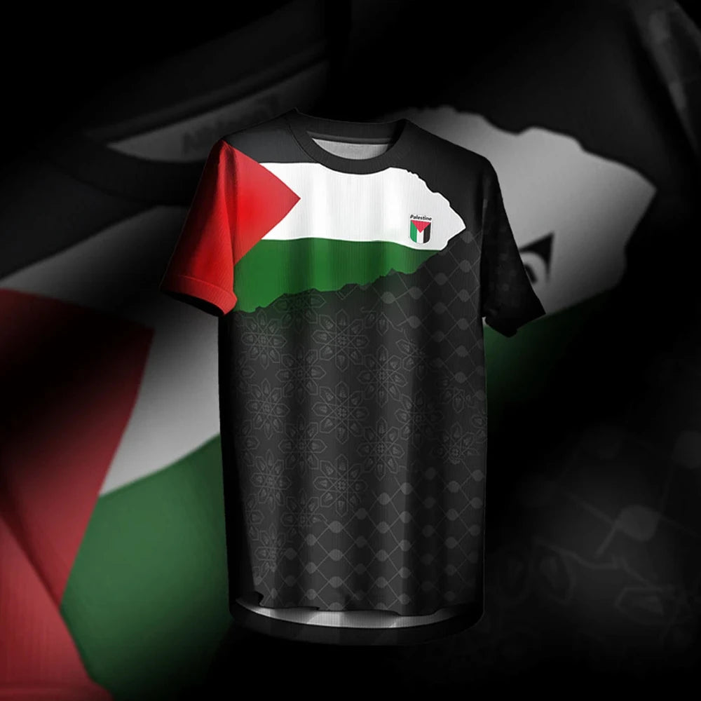 2025 nouveau maillot de Football hommes t-shirts pays drapeau impression t-shirt sport d'été hommes femmes à manches courtes respirant lâche t-shirts hauts