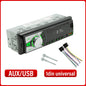 Autoradio universel lecteur MP3 FM/BT/AUX/USB/TF/téléphone portable charge 7 couleurs lumières câblage Protection voiture Audio
