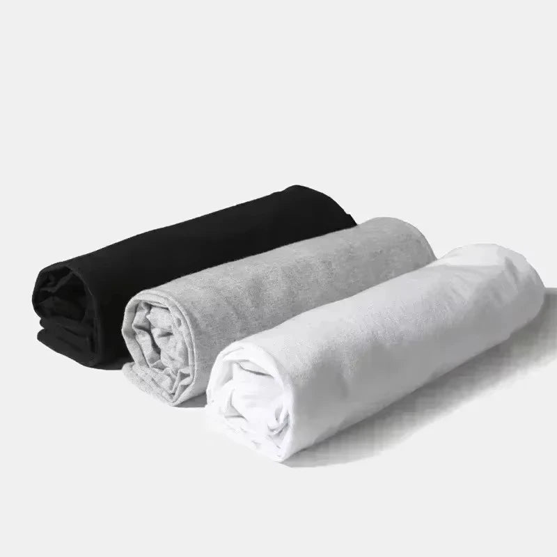 T-Shirt Streetwear de haute qualité, décontracté, col rond, manches courtes, 2025