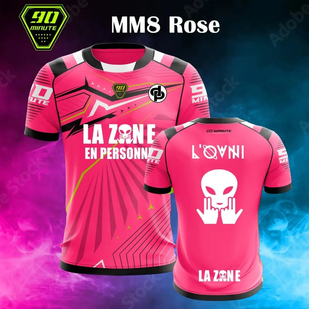 T-shirt à manches courtes et col rond LA ZONE EN PERSONNE