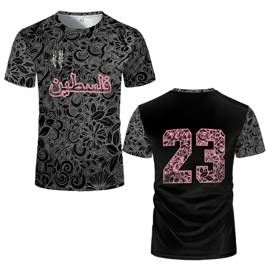 Mode Palestine Drapeau Football Tendance D'été Col rond 3D Emblème National Imprimé Sport T-shirt Décontracté Uniex Lâche T-shirts