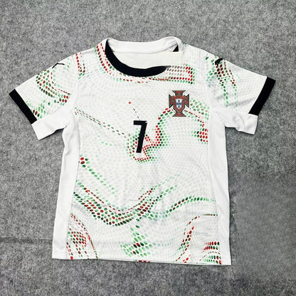 T-shirt de football 3d à séchage rapide, tenue de fan de l'équipe nationale portugaise, vêtements de sport légers, adapté au sport et au fitness