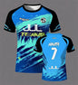 Uniformes de football de la série JUL 90 minutes, T-shirts respirants pour sports de plein air pour hommes et femmes, à séchage rapide, hauts courts pour adultes