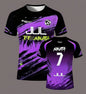 Uniformes de football de la série JUL 90 minutes, T-shirts respirants pour sports de plein air pour hommes et femmes, à séchage rapide, hauts courts pour adultes