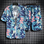 Vêtements de plage pour hommes, ensemble 2 pièces chemise et short hawaïens à séchage rapide, vêtements à la mode imprimés, tenues décontractées d'été