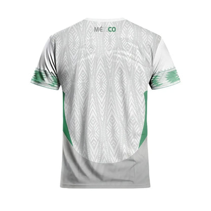 Mexique 3D imprimé maillot de Football T-shirts 2025 été hommes femmes mêmes T-shirts à séchage rapide Sports de plein air hauts vêtements d'entraînement