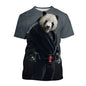 T-shirt imprimé 3D Jiu Jitsu brésilien pour hommes et femmes, tee-shirt pour enfants, vêtements d'été, streetwear, chien, animaux, mode respirante