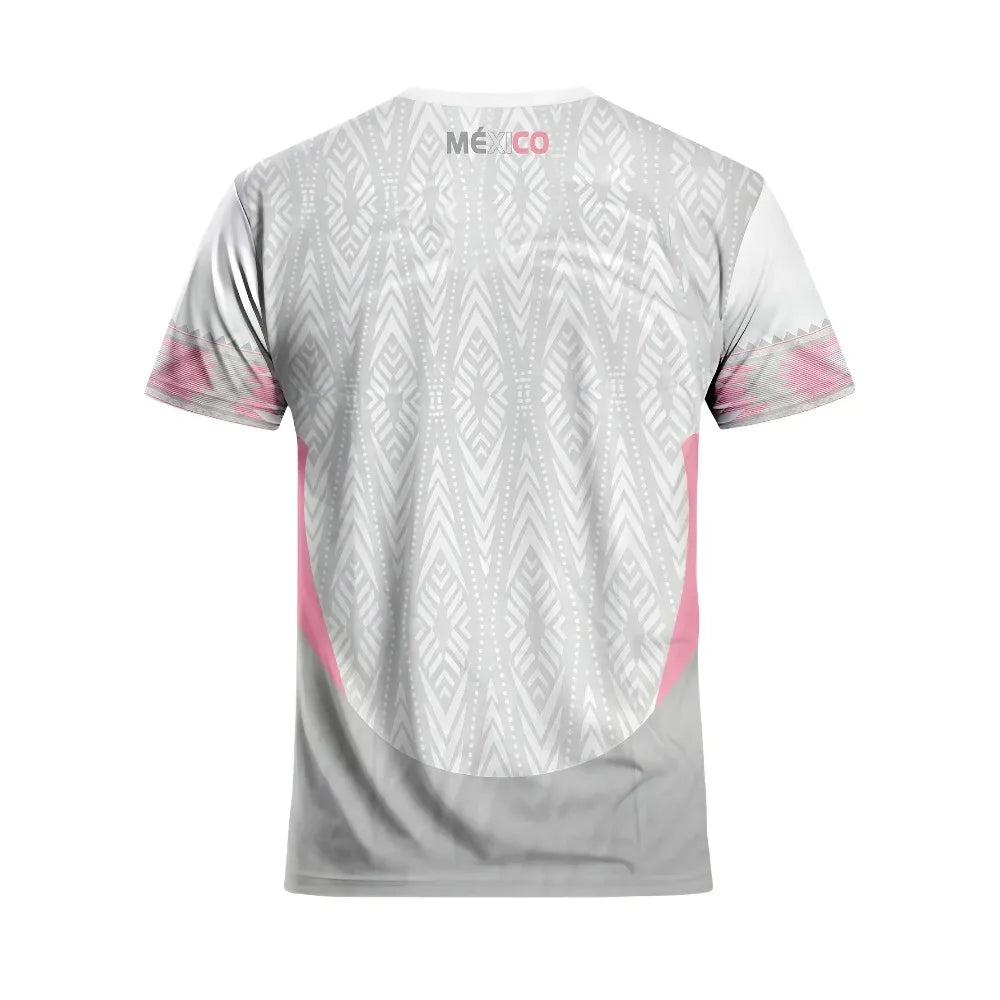 Mexique 3D imprimé maillot de Football T-shirts 2025 été hommes femmes mêmes T-shirts à séchage rapide Sports de plein air hauts vêtements d'entraînement