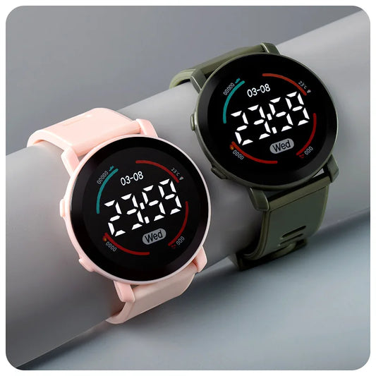 LED numérique enfants montres lumineux étanche Sport enfants montre bracelet en Silicone montre-bracelet électronique pour garçons Gril reloj niño