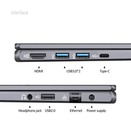 15.6 pouces ordinateur portable Intel Core i9-12900H/i9-10885H Windows 11 Por 2 * DDR4 2 * M.2 SSD Ultrabook ordinateur déverrouillage par empreinte digitale WIFI5 BT