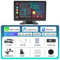 Hikity-Lecteur MP5 sans fil universel pour voiture, écran Carplay, radio FM, récepteur, prise en charge de la capture d'écran de vue arrière, Android Auto, 7 pouces
