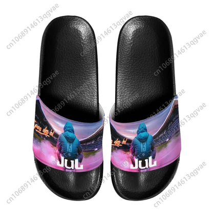 Rared JUL-Pantoufles d'été personnalisées pour hommes et femmes, sandales de plage pour adolescents, chaussures d'eau pour la maison, pas de Lol, anzMari