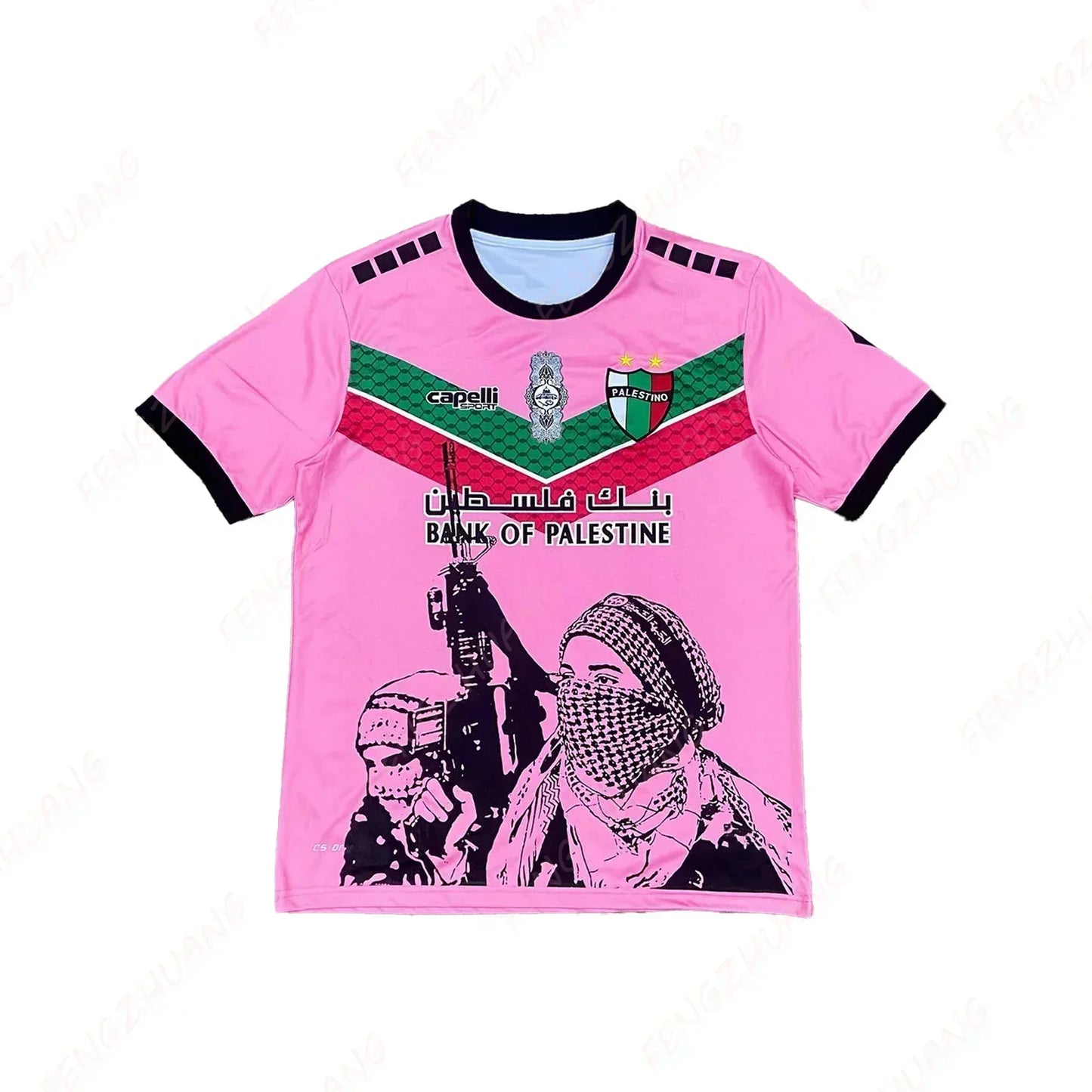 Palestino 24/25 édition spéciale maillot été classique décontracté ample T-Shirt extérieur absorbant la sueur séchage rapide maillot de football