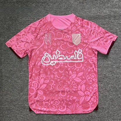 Tendance d'été col rond 3D emblème national imprimé sport t-shirt mode Palestine drapeau Football Jersey décontracté Uniex t-shirts amples