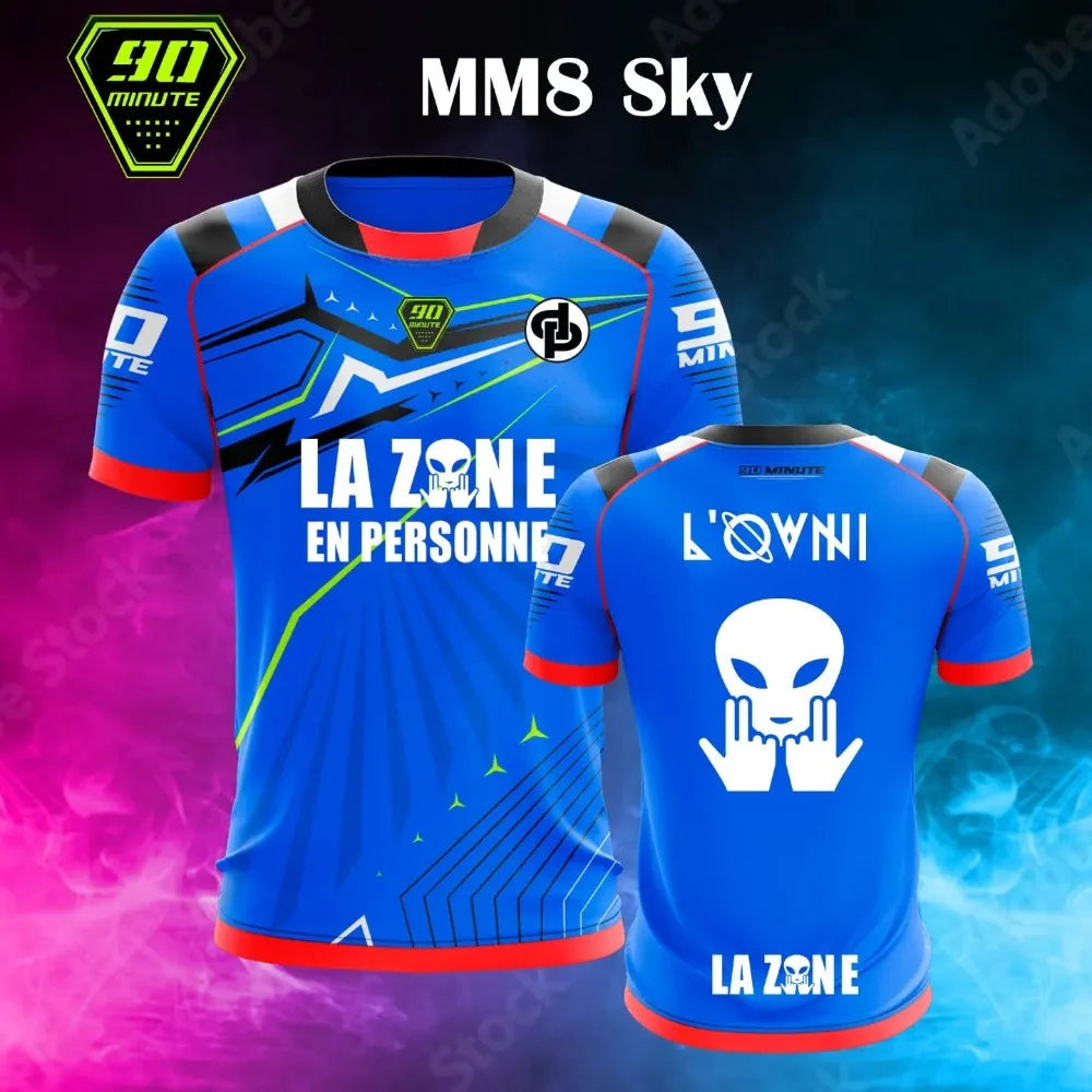 T-shirt à manches courtes et col rond LA ZONE EN PERSONNE