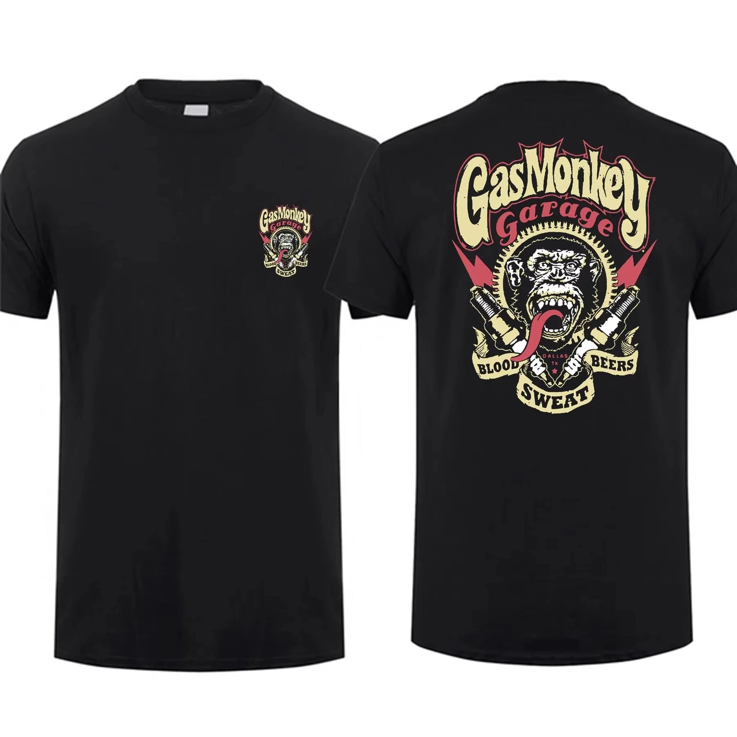 Nouveaux T-Shirt Bultaco été à manches courtes col rond Streetwear