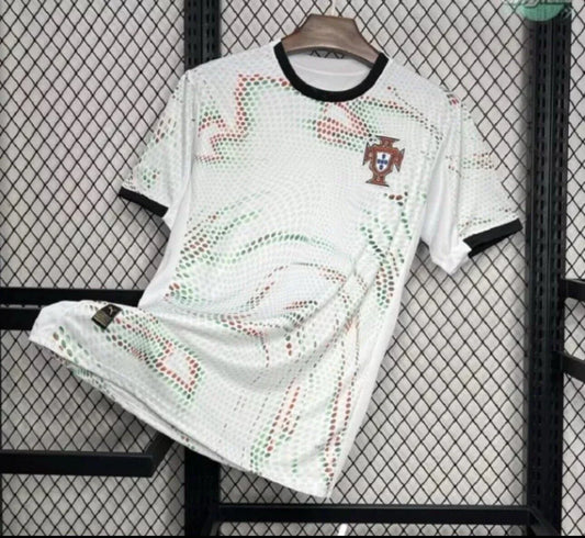 T-shirt de football 3d à séchage rapide, tenue de fan de l'équipe nationale portugaise, vêtements de sport légers, adapté au sport et au fitness