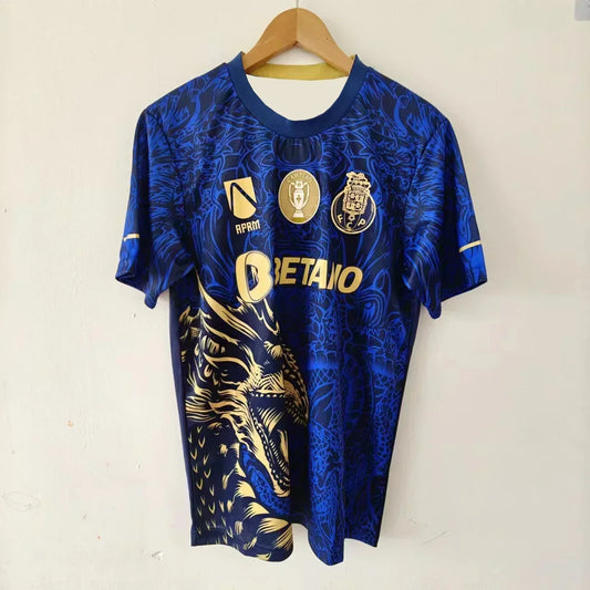 2025 Summer Retro Special Edition Porto T-shirt 3D Printed Football T-shirt Quick-drying Sportswear Men's Training T-shirt