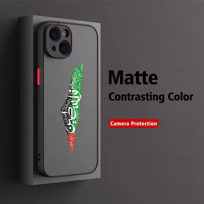 Coque transparente anti-chute pour iPhone, carte de la sensation de Palestine, passeport, coque Y2K pour iPhone 16, 15, 14, 13, 12, 11 Pro, Poly XS Max, 7, 8 Plus, 256