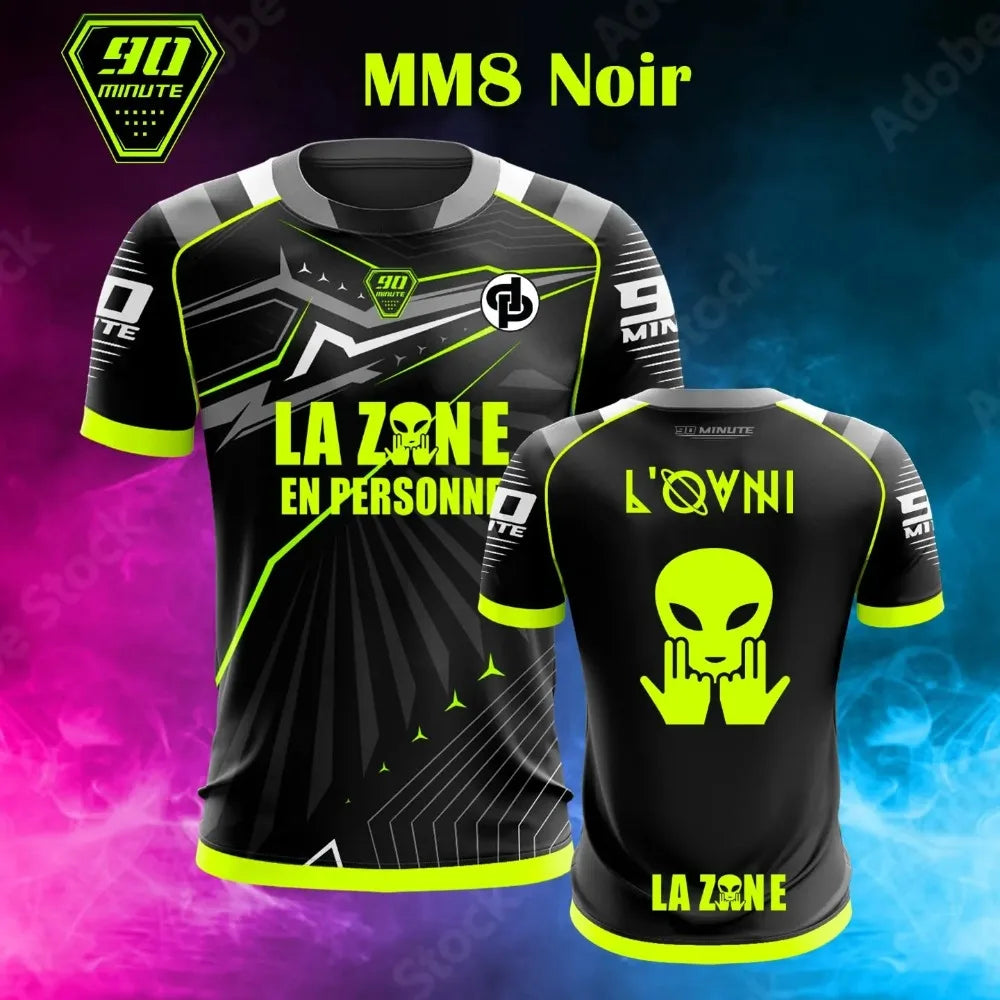 T-shirt à manches courtes et col rond LA ZONE EN PERSONNE