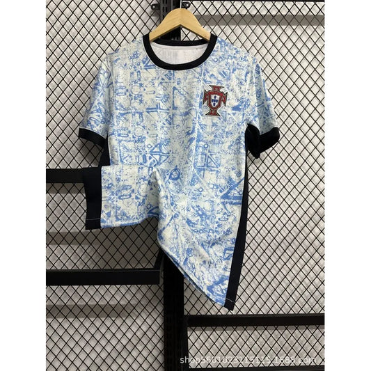 T-shirt de football 3d à séchage rapide, tenue de fan de l'équipe nationale portugaise, vêtements de sport légers, adapté au sport et au fitness