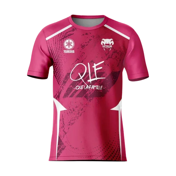 QLF noir Unisexe sport T-shirt 3D imprimé
