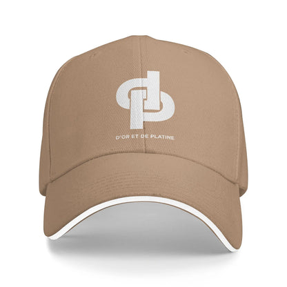 Casquette D'or Et De Platine Casquette de Baseball Hip Hop Rap Français JuL