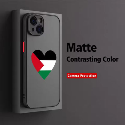 Coque transparente anti-chute pour iPhone, carte de la sensation de Palestine, passeport, coque Y2K pour iPhone 16, 15, 14, 13, 12, 11 Pro, Poly XS Max, 7, 8 Plus, 256