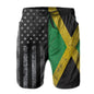 Short de bain jamaïcain pour homme, imprimé en 3D, sensation de natation, mode été, plage, surf, séchage rapide, sport, pantalon court