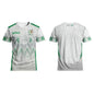 Mexique 3D imprimé maillot de Football T-shirts 2025 été hommes femmes mêmes T-shirts à séchage rapide Sports de plein air hauts vêtements d'entraînement
