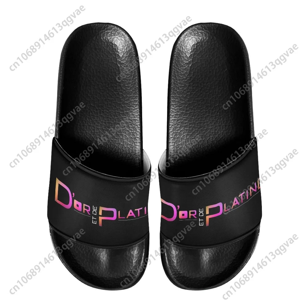Rared JUL-Pantoufles d'été personnalisées pour hommes et femmes, sandales de plage pour adolescents, chaussures d'eau pour la maison, pas de Lol, anzMari