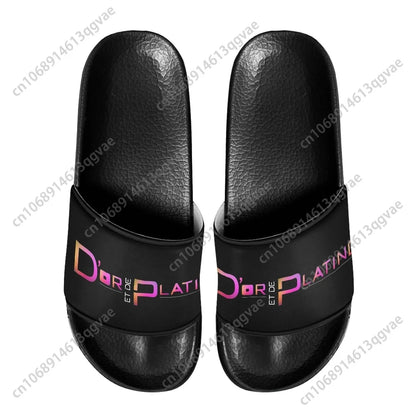 Rared JUL-Pantoufles d'été personnalisées pour hommes et femmes, sandales de plage pour adolescents, chaussures d'eau pour la maison, pas de Lol, anzMari
