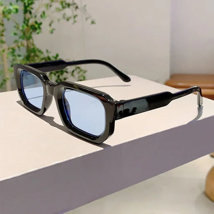 Nouveaux hommes Vintage Rectangle cadre lunettes de soleil mode rétro lunettes de soleil marque de luxe Design lunettes UV400 lunettes femmes lunettes