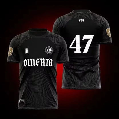 Été hommes manches courtes T-shirt hommes créatif Maillot Omerta 47 Fans de boxe t-shirts hauts vêtements Harajuku femmes t-shirt style décontracté