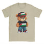 Drapeau palestinien ours en peluche Palestine T-Shirt pour Couple T-Shirts d'été col rond T-Shirt populaire grande taille vêtements bon marché