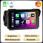 Podofo 5 ''IPS écran moto Carplay Android réglage automatique de la luminosité IP68 étanche Bluetooth 5.0 lecteur d'écran intelligent