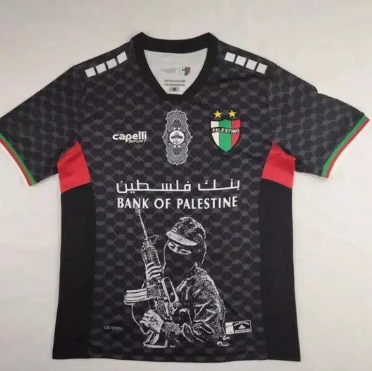 T-shirt Deportivo Palestino vert édition spéciale à manches courtes maillots de Football 3D imprimé sport enfants t-shirts