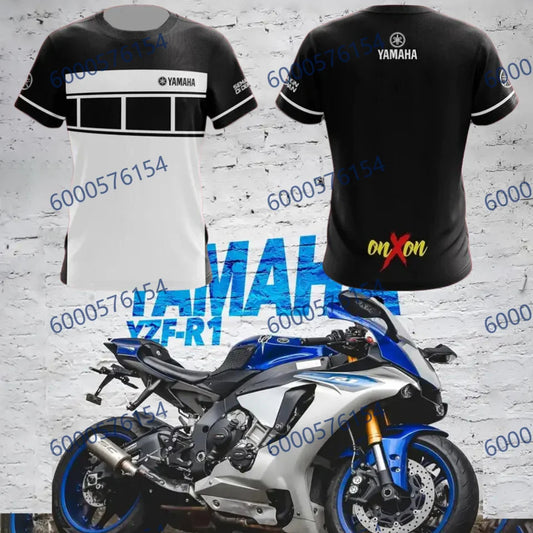 25T-shirt pour hommes, nouveau T-shirt de course GP à séchage rapide, moto Yamaha, manches courtes, confortable et décontracté, moto de rue Y2K
