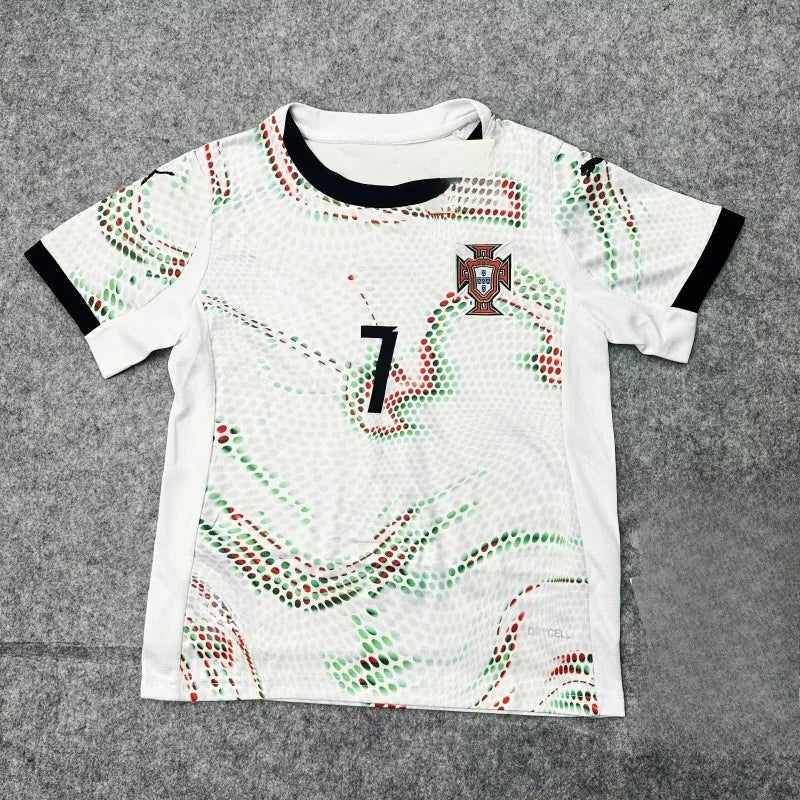 T-shirt de football 3d à séchage rapide, tenue de fan de l'équipe nationale portugaise, vêtements de sport légers, adapté au sport et au fitness