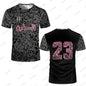 Maillot de Football Palestine pour femmes et hommes, t-shirt de luxe imprimé numérique, uniforme d'été drapeau palestinien, hauts surdimensionnés décontractés
